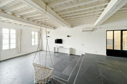 Maison vue sur le Rhône Arles