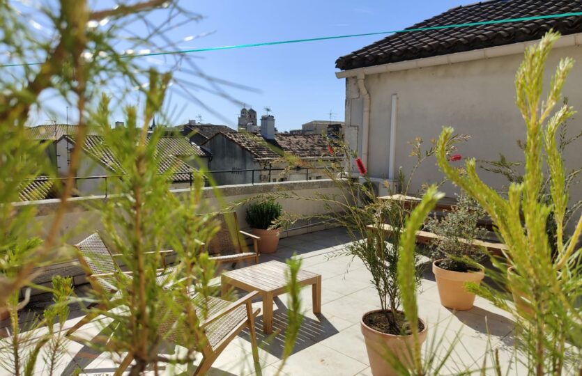 Appartement haut de gamme avec vue sur le centre historique d’Arles